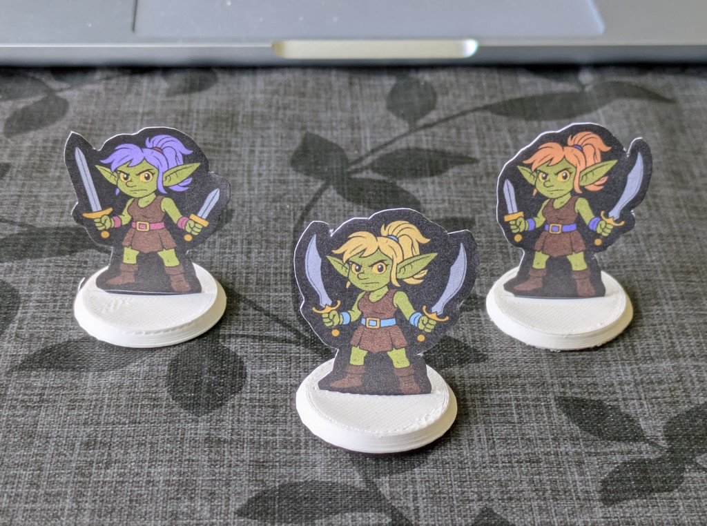The first unit of fierce demale goblin warriors